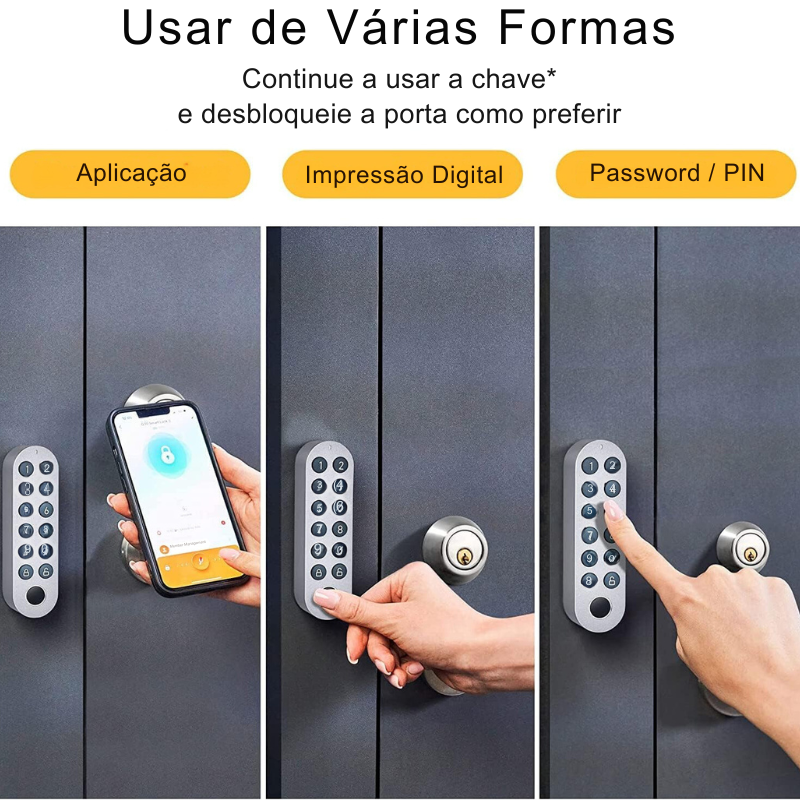 Fechadura Inteligente Lockin Smart G30 com Teclado Pro - Tuya / Smartlife