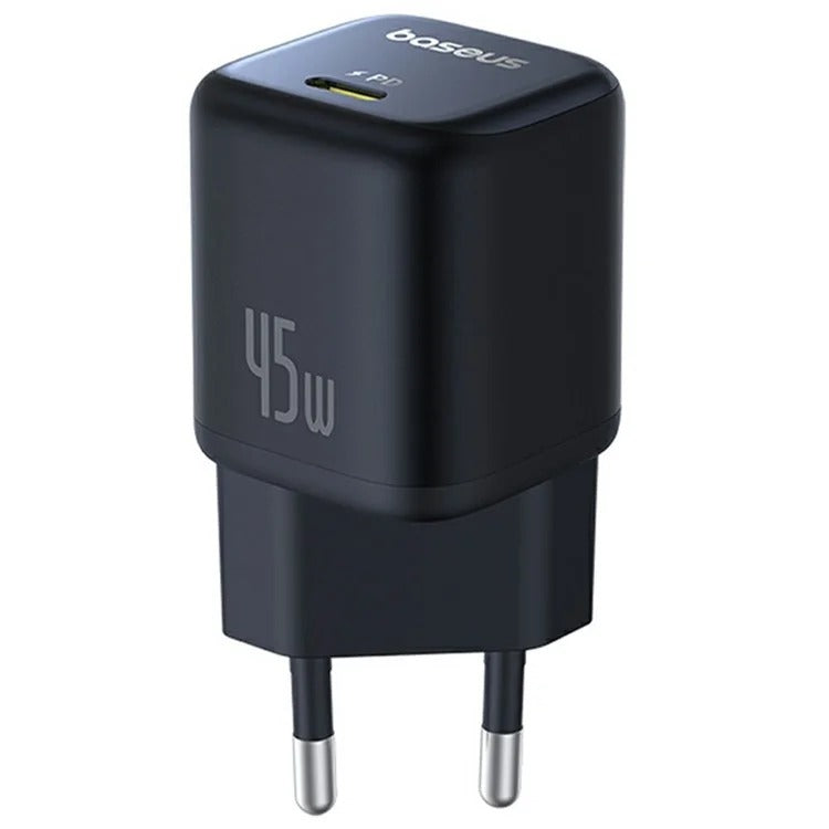 Carregador baseus picogo gan 1c 45w eu cosmic black