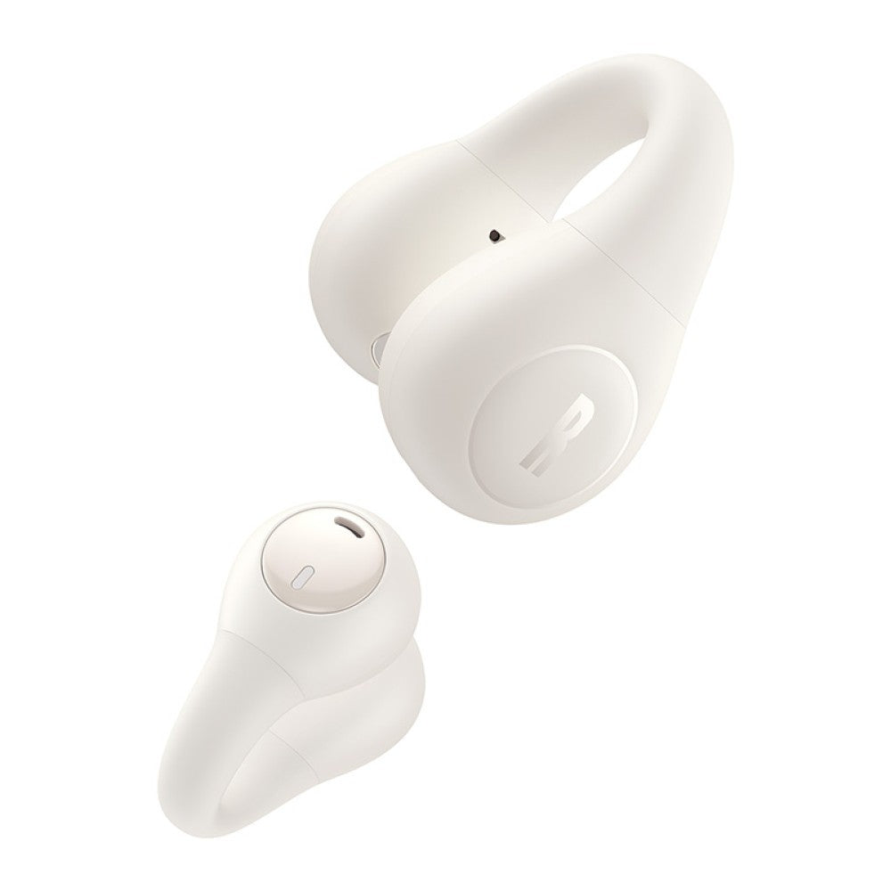 Os-Baseus Bass 15 Clip Open-Ear True Wireless Earphones Stellar White