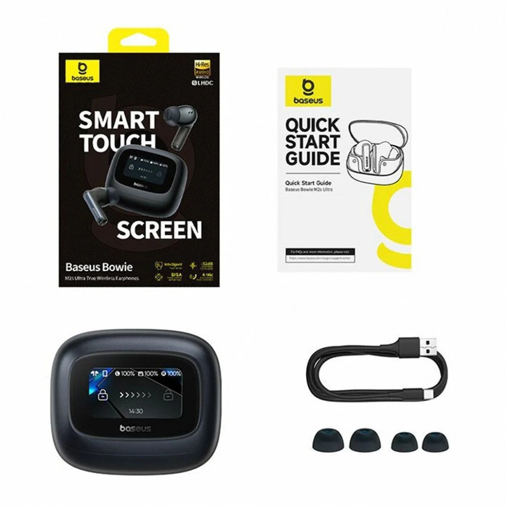 Os Baseus Bowie M2S Ultra True Wireless Earphones Cosmic Black