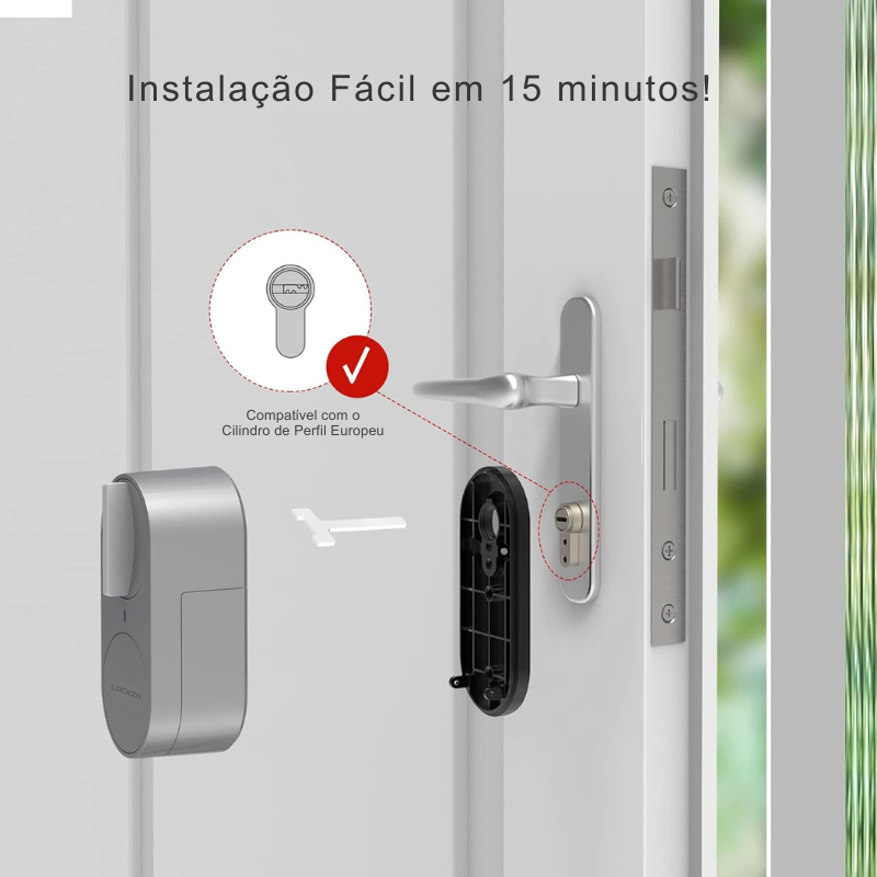 Fechadura Inteligente Lockin Smart G30 com Teclado Pro - Tuya / Smartlife