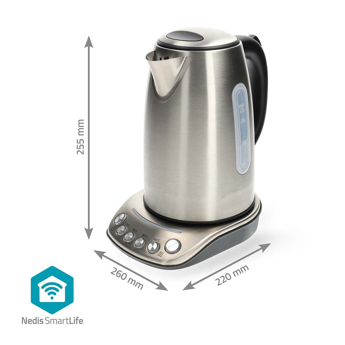 Chaleira Inteligente Wi-Fi - Nedis - Tuya / SmartLife