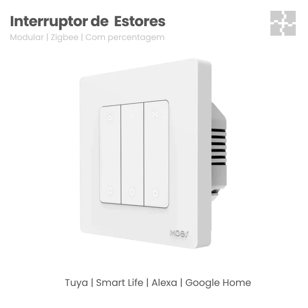 Interruptor Estores Star Ring - Zigbee 3.0 - Branco