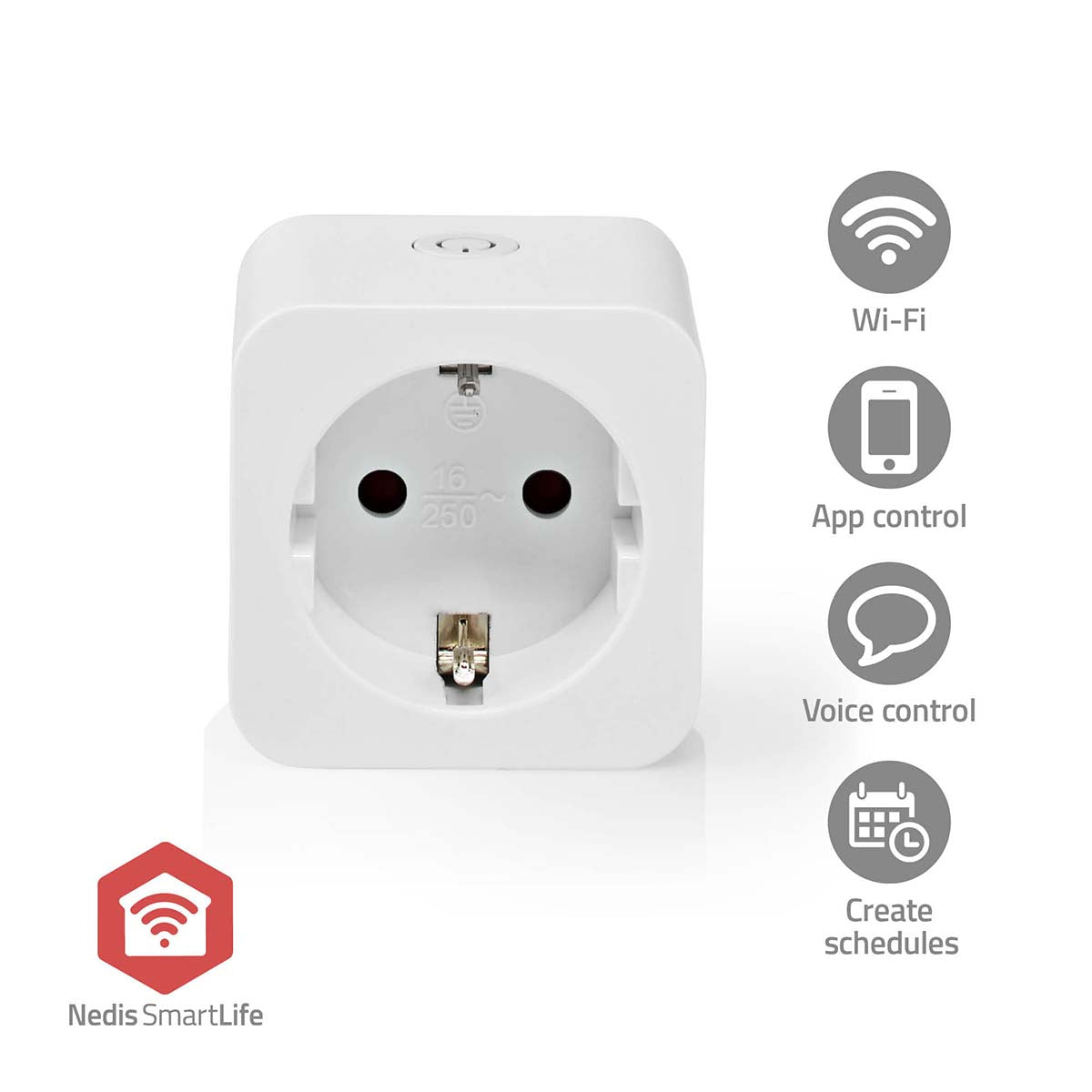 Tomada Inteligente Nedis com Monitorização de Consumo - Nedis - Tuya / SmartLife