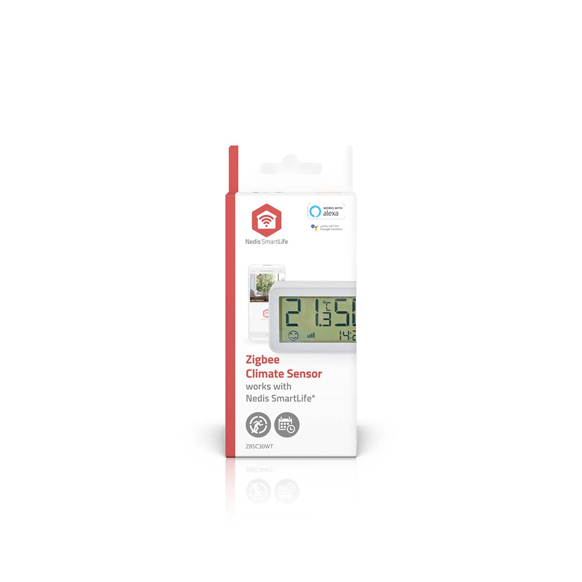 Sensor de Temperatura Zigbee - Nedis - Tuya / Smart Life