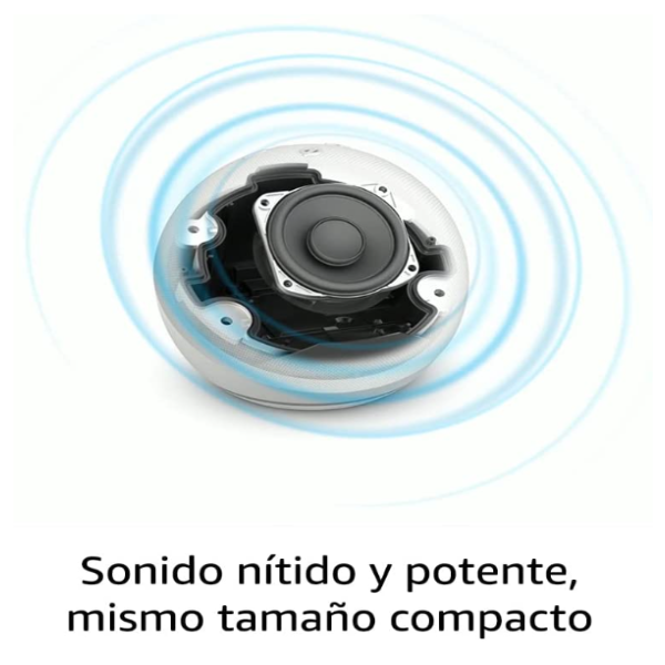 Echo Dot 5ª geração (modelo 2022) com Relógio / Smart Speaker com relógio e Alexa / Azul Acinzentado