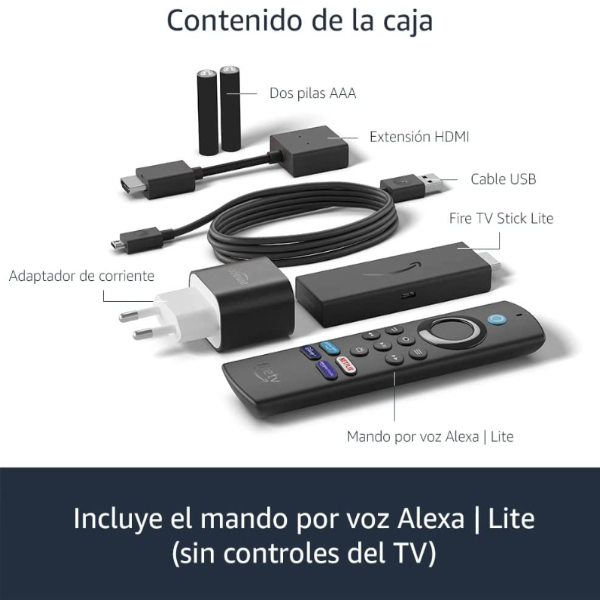 Fire TV Stick Lite com Alexa Voice Remote | Lite, transmissão em HD