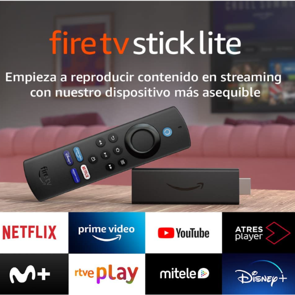 Fire TV Stick Lite com Alexa Voice Remote | Lite, transmissão em HD