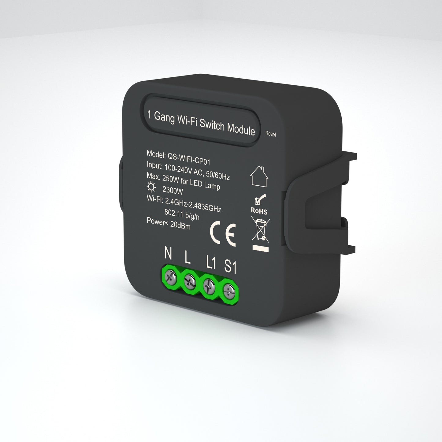 Módulo de Luzes Wi-Fi Simples (1 gang) – Tuya / Smartlife