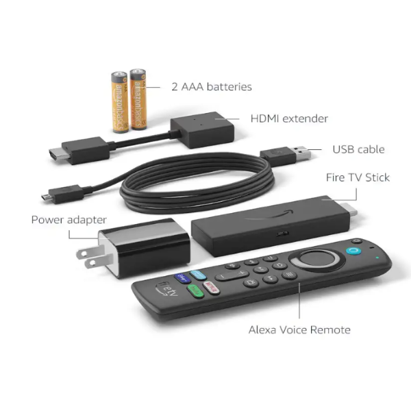 Fire TV Stick com Alexa Voice Remote (inclui controles de TV), dispositivo de streaming HD