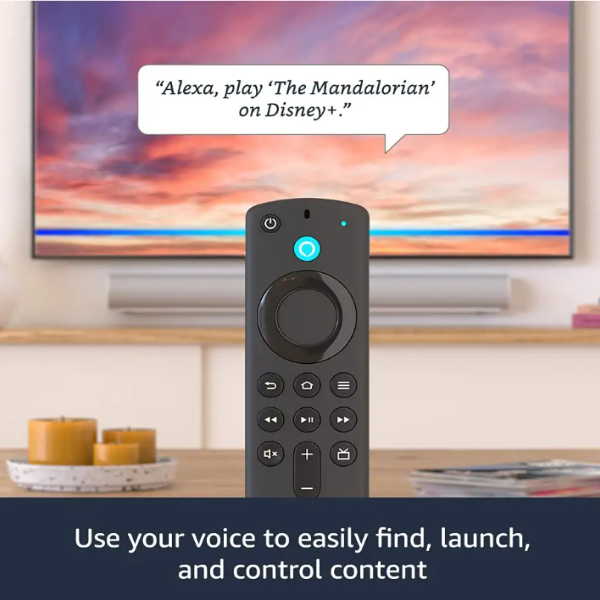 Fire TV Stick com Alexa Voice Remote (inclui controles de TV), dispositivo de streaming HD