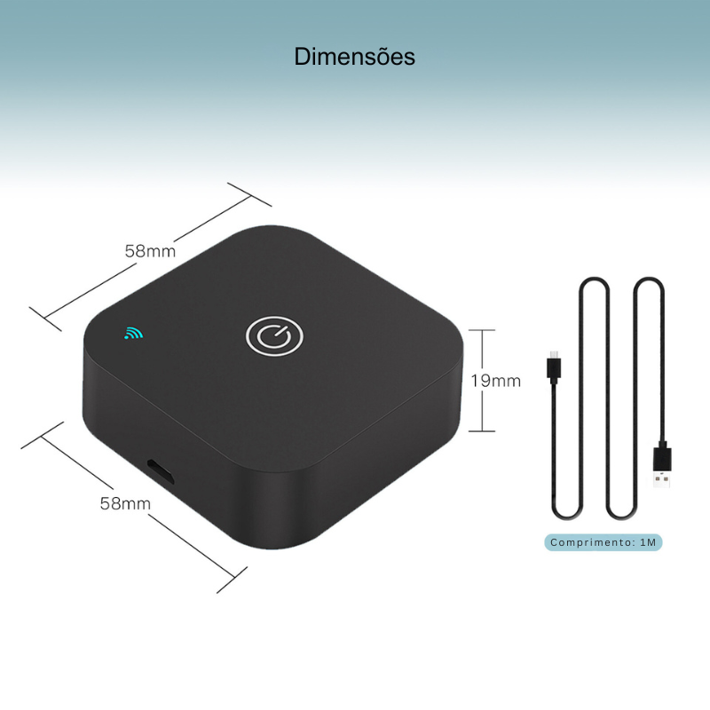 Termostato Inteligente com Infravermelhos para Ar Condicionado - Tuya / Smartlife