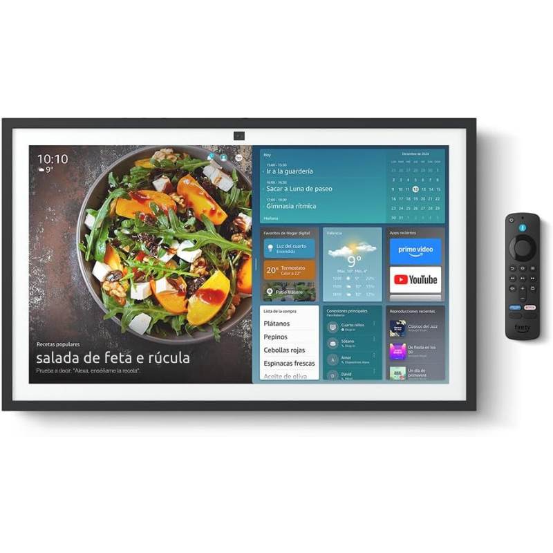 Amazon Echo Show 21 |Ecrã inteligente HD de 21" com Fire TV integrado, som rico e potente, reprodução de streaming HD imersivo e Alexa