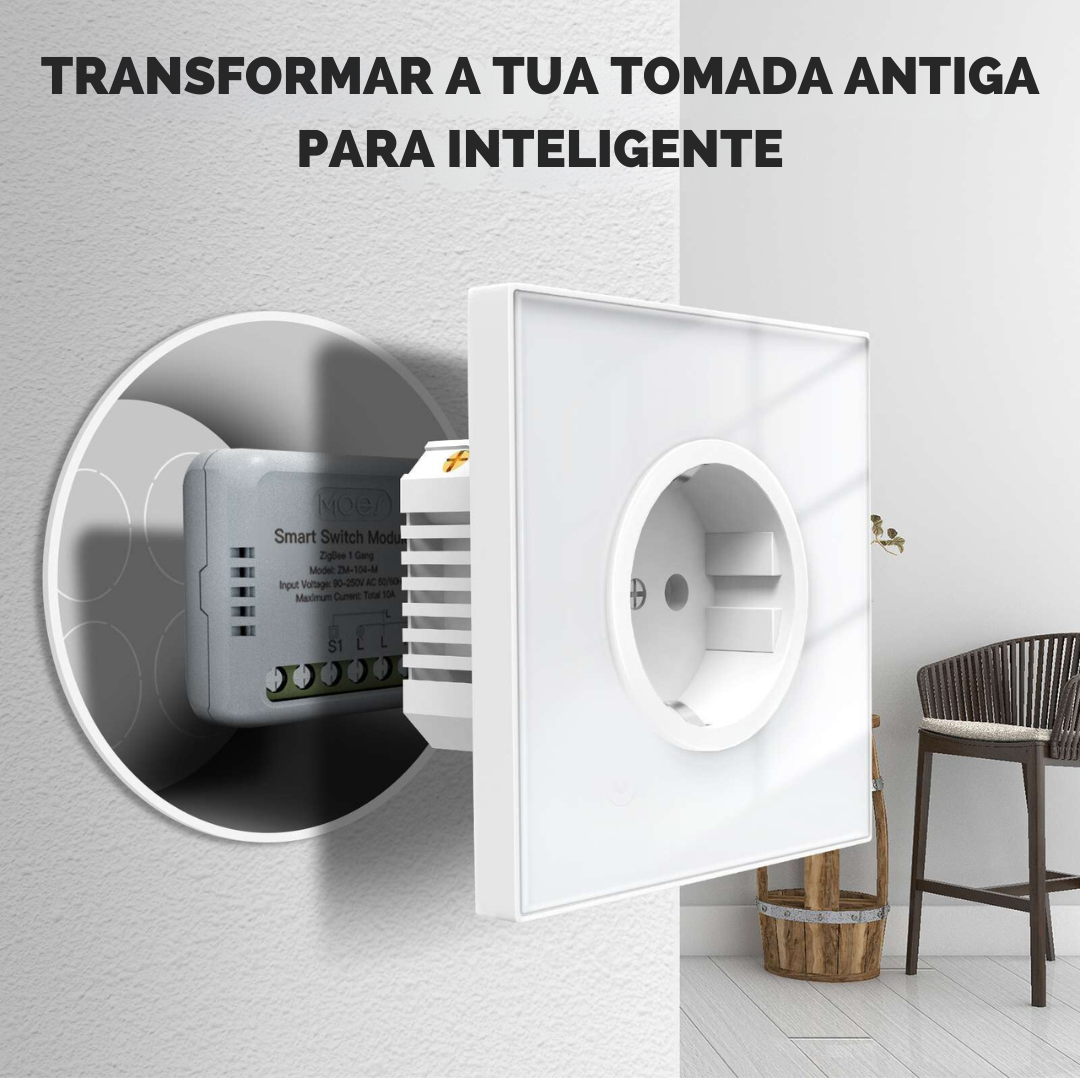 Mini Módulo Zigbee Moes para Luzes - Tuya / Smartlife