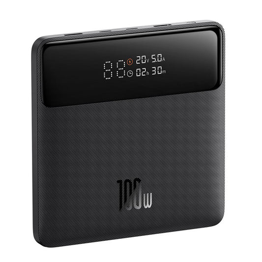 Power Bank Blade Power Digital Display Fast Charging Hd Edition 20000Mah 100W Preto