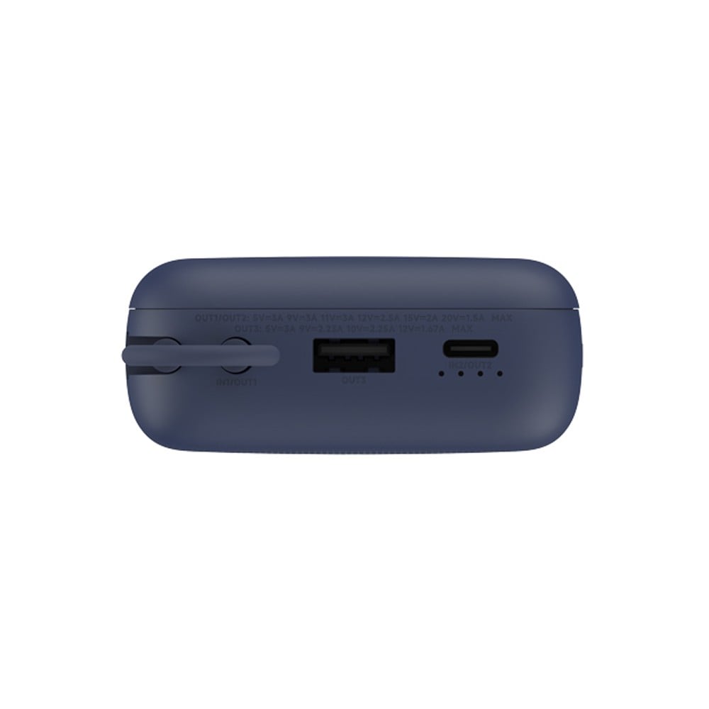 33W Power Bank 20000mAh Blue