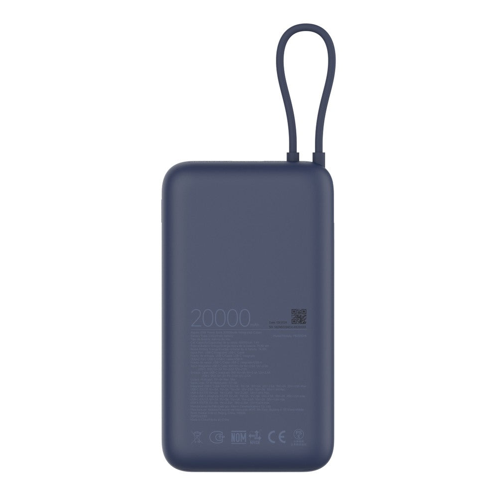 33W Power Bank 20000mAh Blue