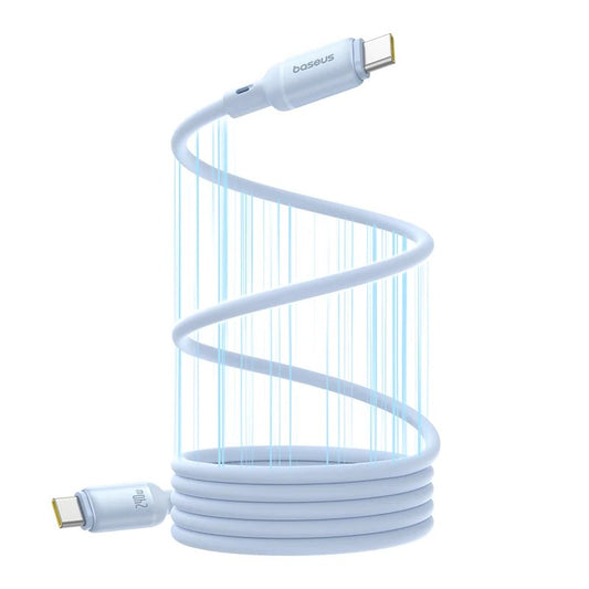 Cabo magnetico baseus picogo usb-c to usb-c 240w 1m galaxy blue