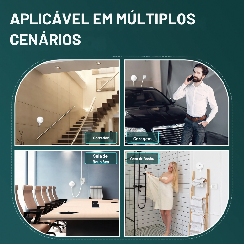 Sensor de Presença Humana Zigbee • Tuya / Smartlife