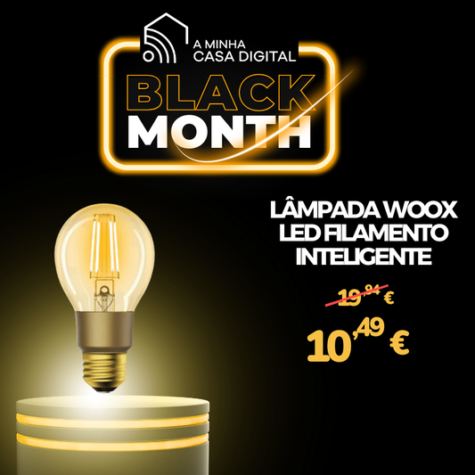 Lâmpada Woox LED Filamento E27 Inteligente / TUYA / Smart Life