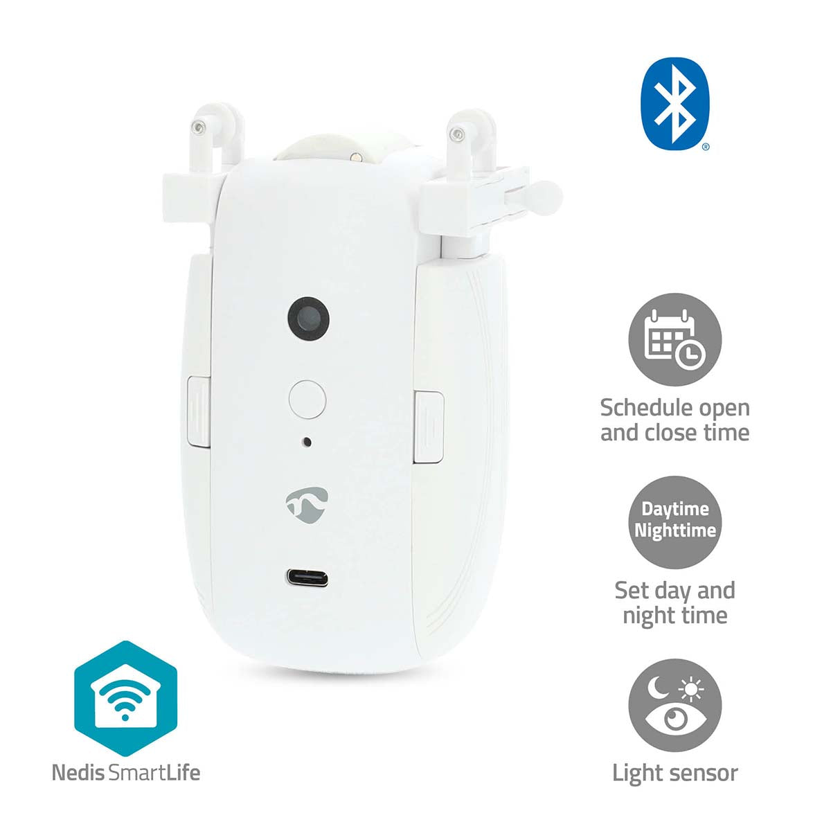 Motor de Cortina Inteligente Bluetooth - Nedis - Tuya / SmartLife