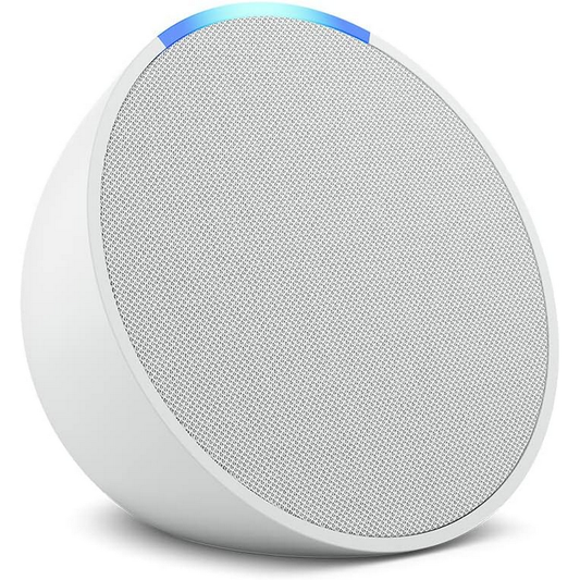 Echo Pop | Coluna full-sound compacta e inteligente com Wi-Fi, Bluetooth e Alexa | Branco