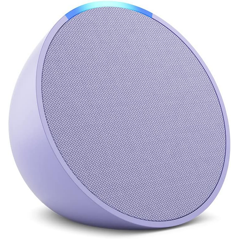 Echo Pop | Coluna full-sound compacta e inteligente com Wi-Fi, Bluetooth e Alexa | Lavanda