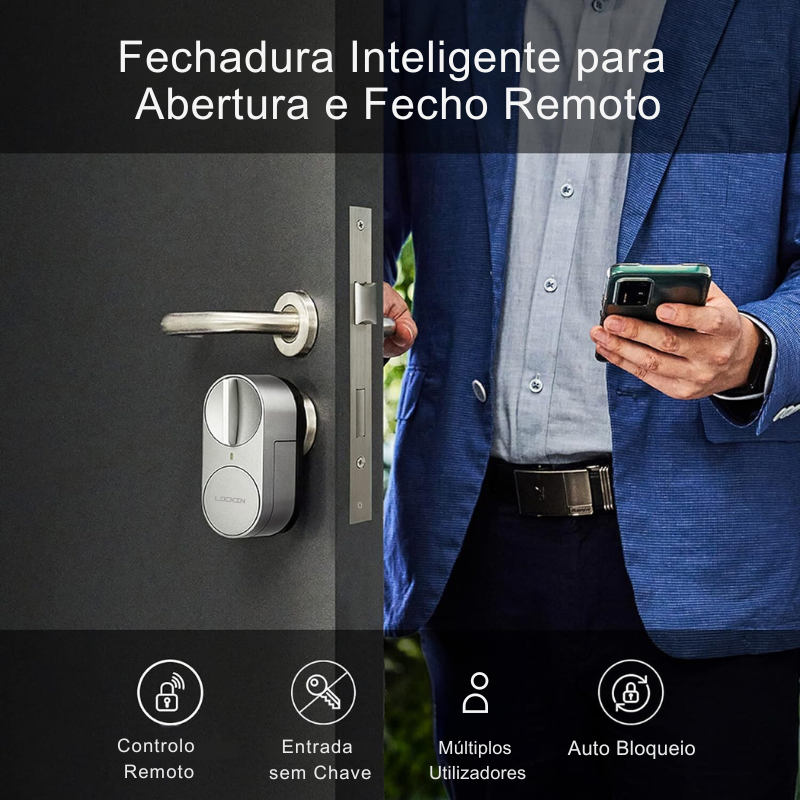 Fechadura Inteligente Lockin Smart G30 com Teclado Pro - Tuya / Smartlife