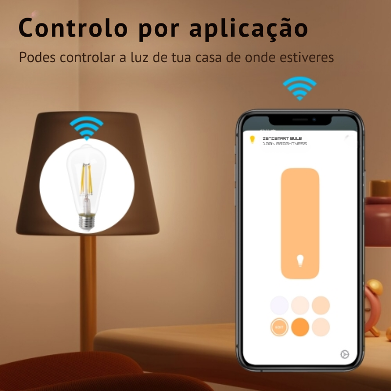 Lâmpada Filamento E27 - Matter over Wi-Fi - Tuya / Smartlife