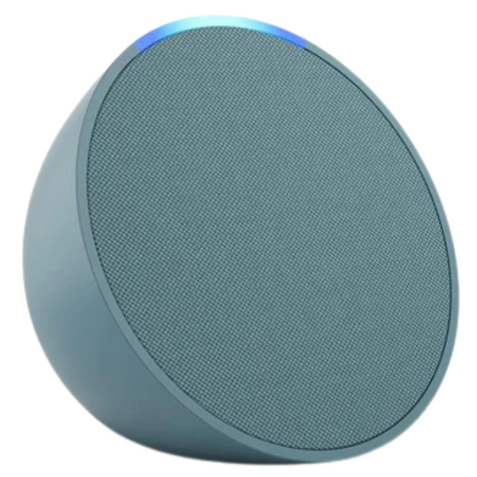 Echo Pop | Coluna full-sound compacta e inteligente com Wi-Fi, Bluetooth e Alexa | Verde Azulado