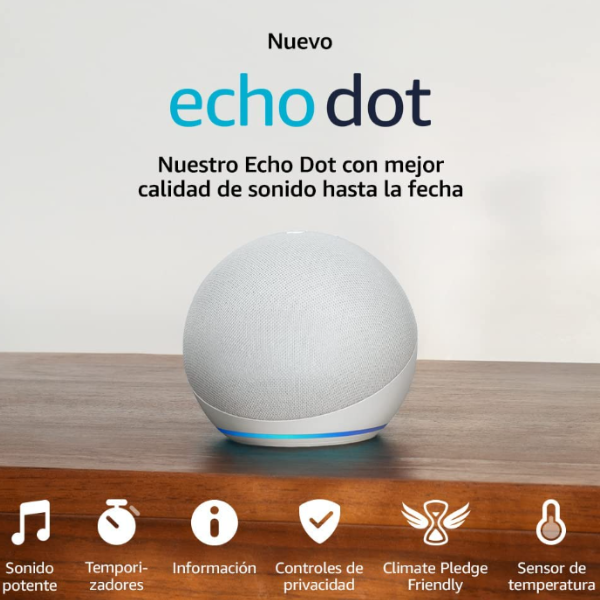 Echo Dot 5ª geração (modelo 2022) / Coluna Inteligente com Alexa / Branco