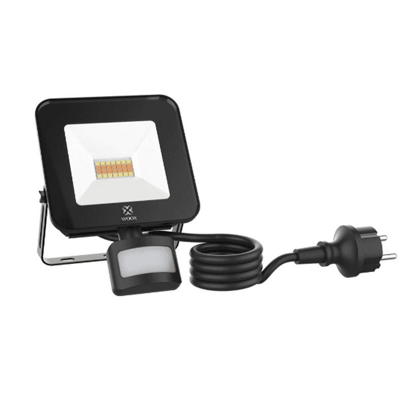 Holofote Inteligente com Sensor de Movimento (PIR) Woox / Tuya / Smart Life